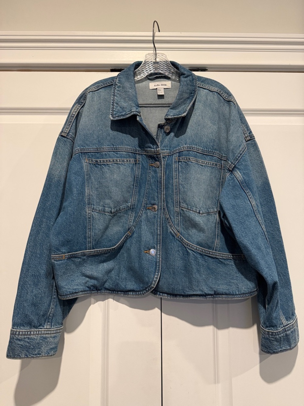 & Other Stories Light Blue Denim Jean Jacket - Picture 2 of 4